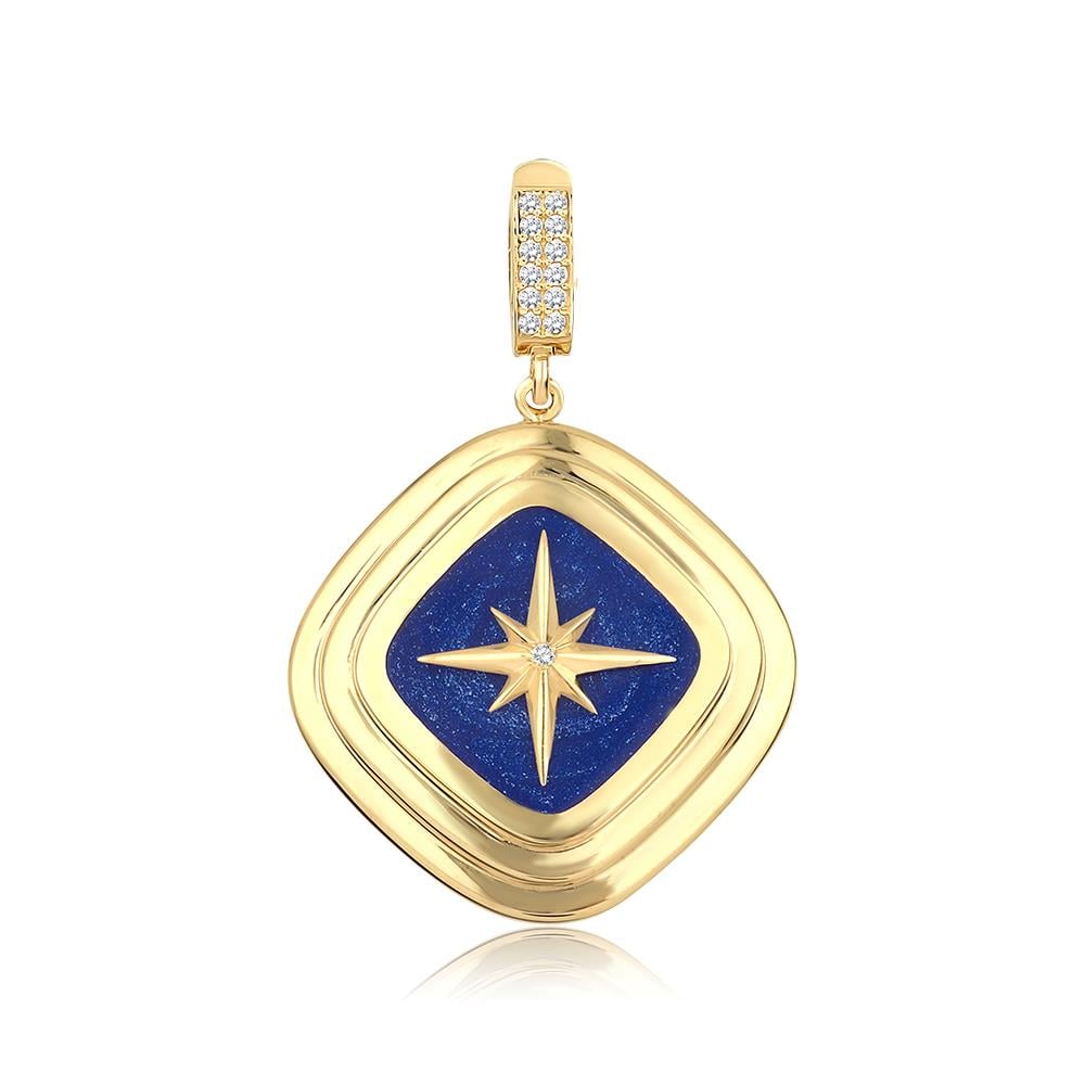 Altın Tasarım Kolye Ucu Charm